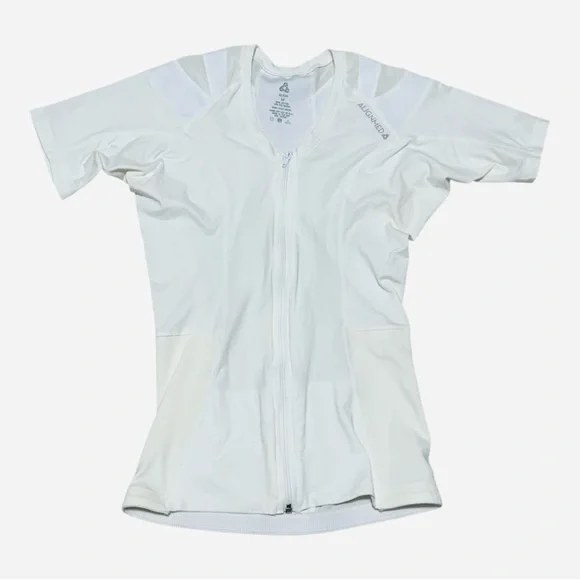 AlignMed Posture Shirt 2.0 Short Sleeve Zip Front Compression Support Top Size M - Picture 3 of 10